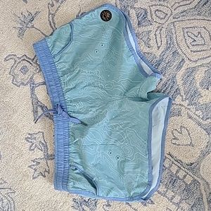 United by Blue swim shorts board aqua teal blue sz m Brand New Never worn